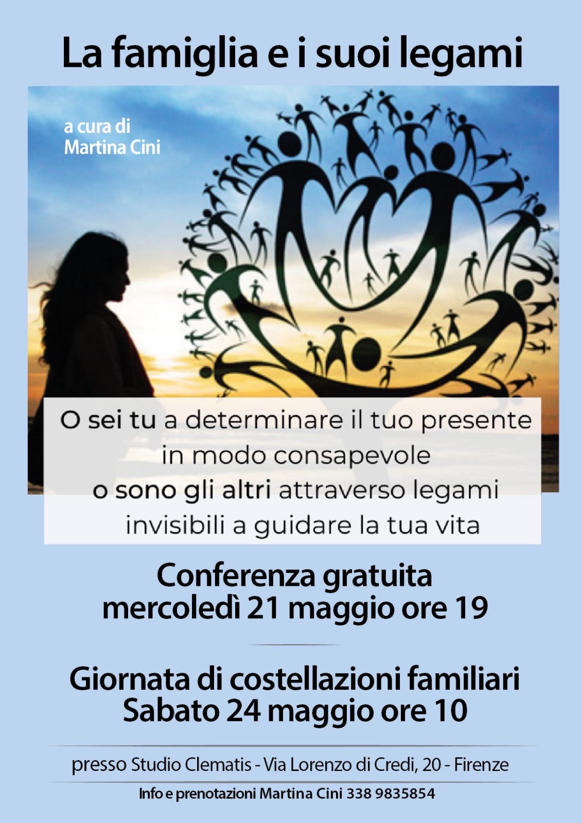 Conferenza gratuita di costellazioni familiari e giornata di costellazioni familiari
