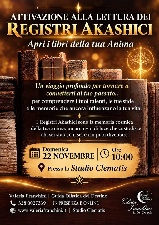 Attivazione Registri akashici