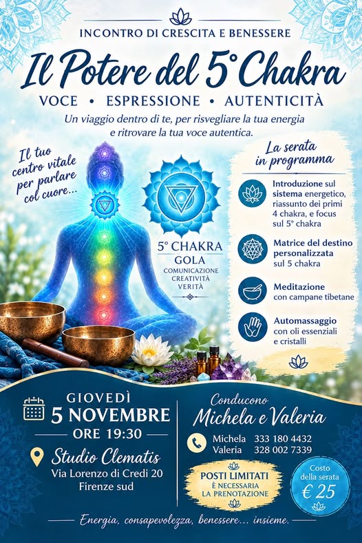 incontro sul 5 chakra