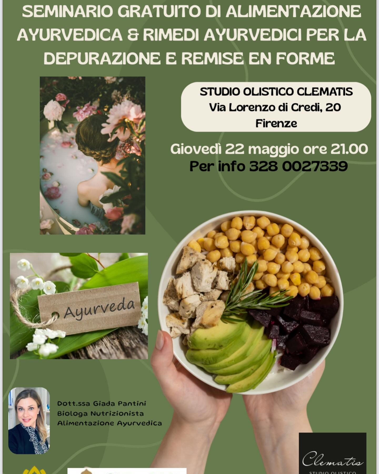 seminario gratuito di alimentazione ayurvedica