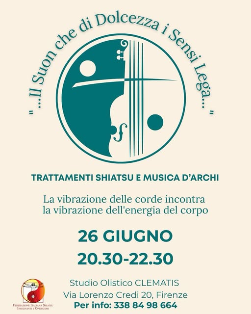 TRATTAMENTI SHIATSU E MUSICA D'ARCHI